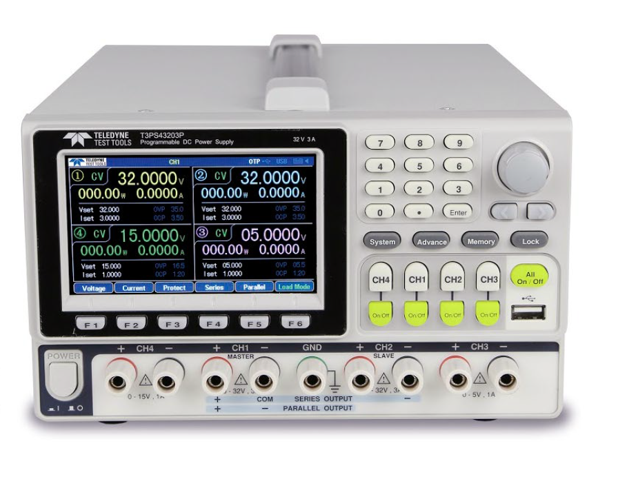 Teledyne Test Tools - Netzgerät T3PS43203P, 217W, 32V/ 3A, 4 Kanal  