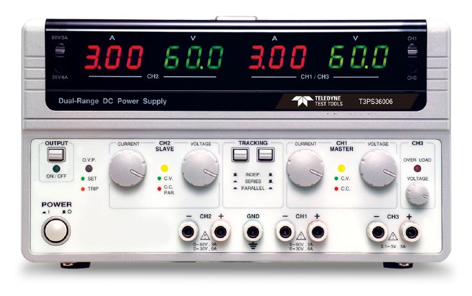 Teledyne Test Tools - Netzgerät T3PS36006, 375W, 120V/ 12A, 3 Kanal 