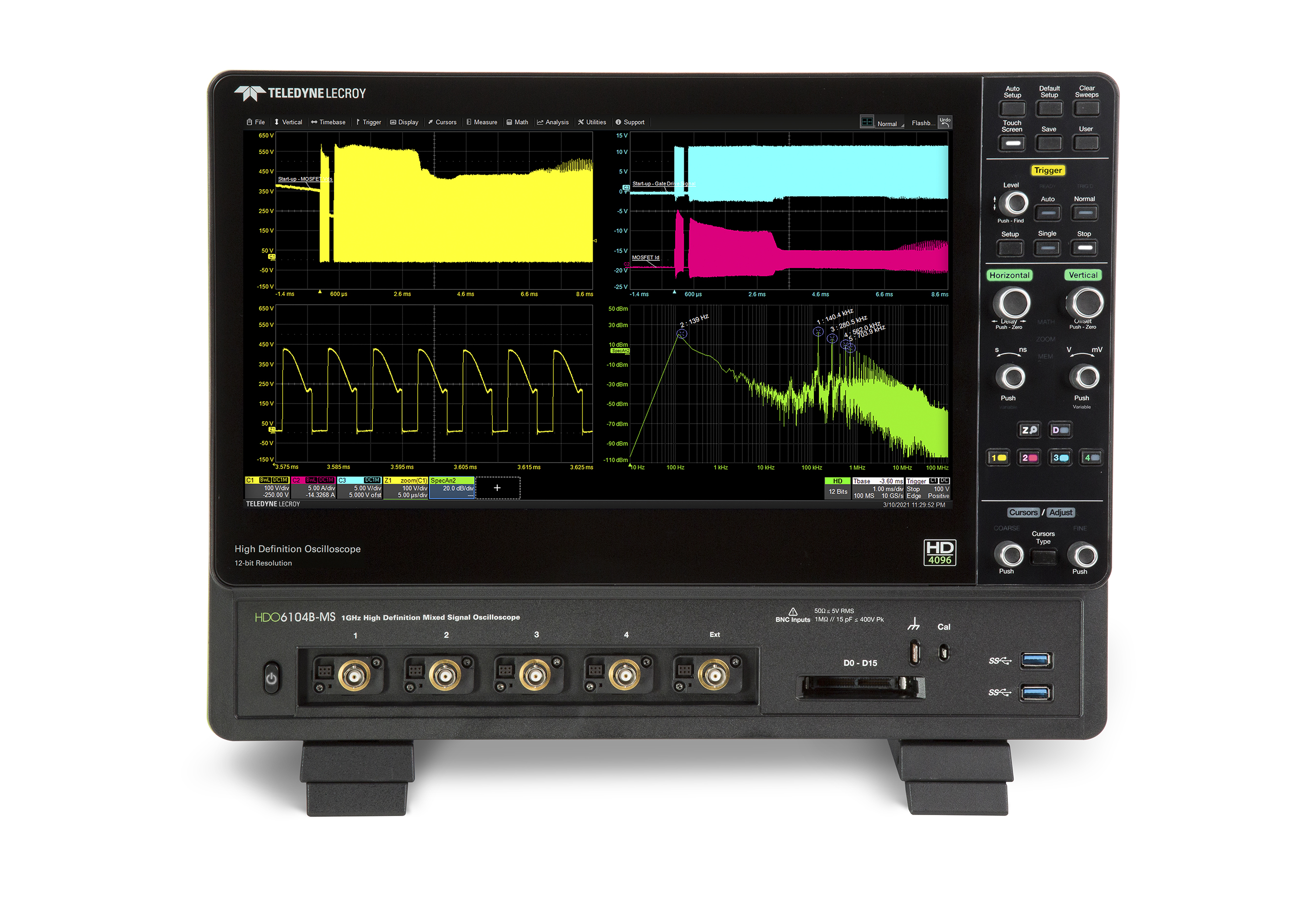 Teledyne LeCroy HDO6104B-MS Oszilloskop - 1GHz, 4 Kanal   + 16 Mixed Signal