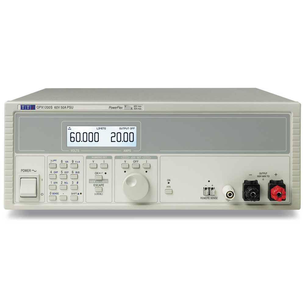 Aim TTI DC-Netzgerät QPX1200SP ein Kanal, 60V/50A, 1.200W mit USB, RS232, LAN/LXI, GPIB Interface