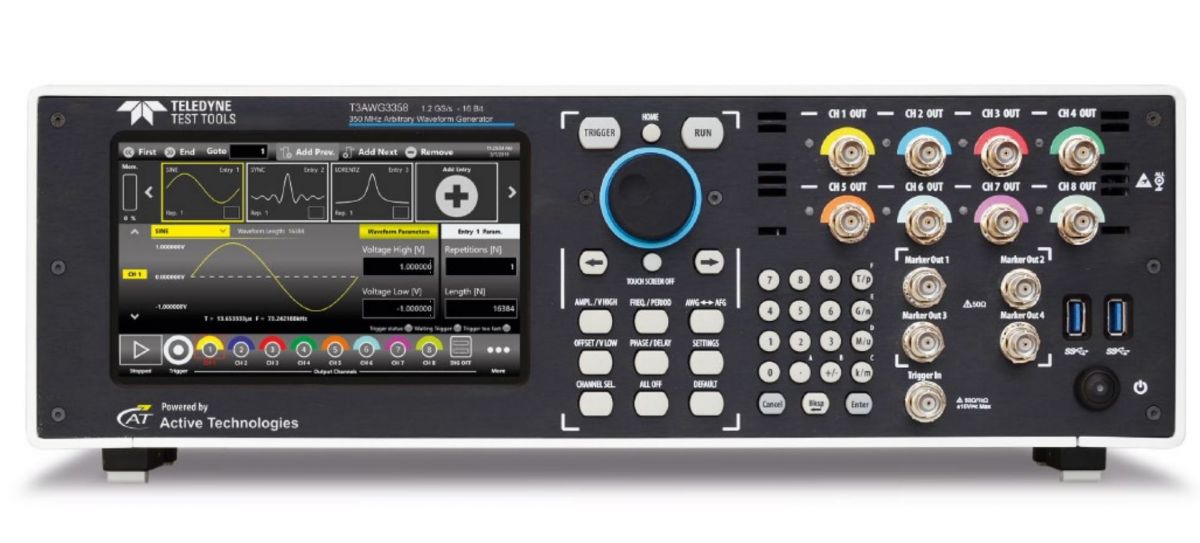 Teledyne Test Tools - Arbiträrgenerator T3AWG3358, 16 Bit, 350 MHz, 8-Kanal