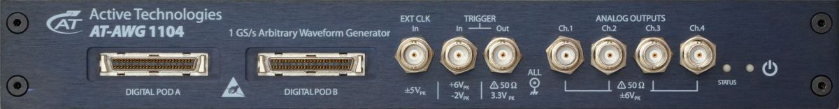 Active Technologies - Arbiträrgeneratoren AWG 1104, 16 Bit, 125 MHz, 4-Kanal