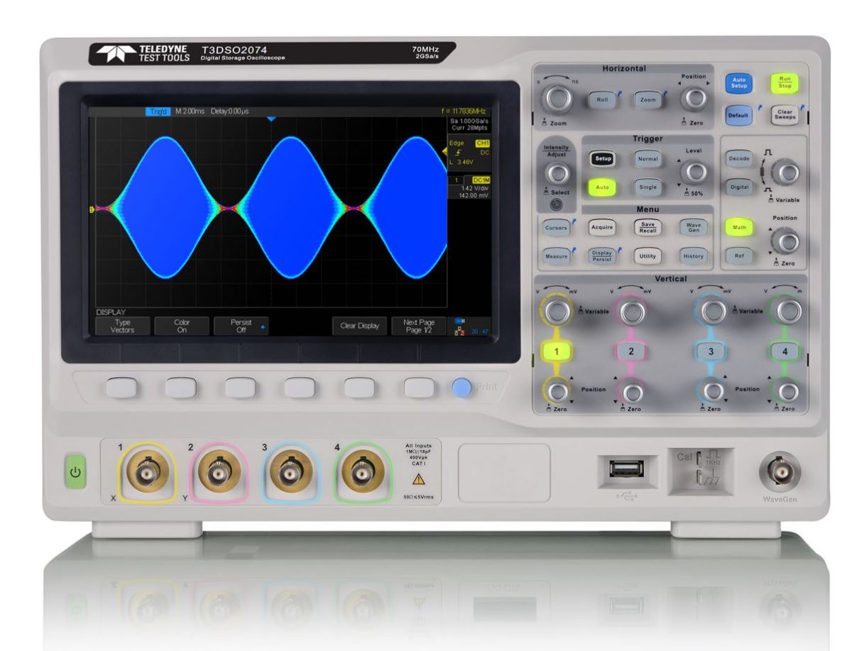 Teledyne Test Tools T3DSO2354A - 350MHz, 4 Kanal