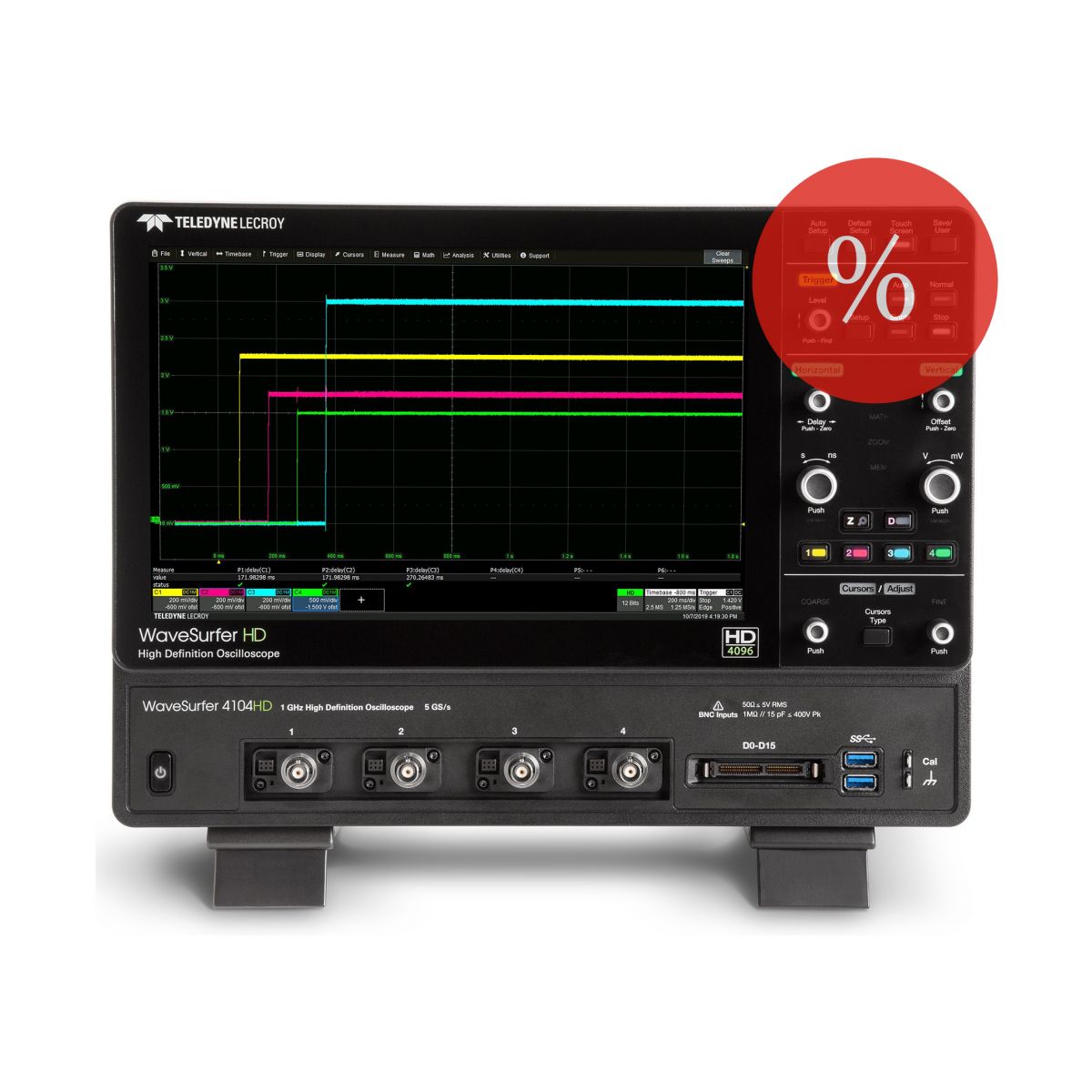 Teledyne LeCroy WaveSurfer 4104HD - 1GHz, 4 Kanal, 12-Bit - AKTION