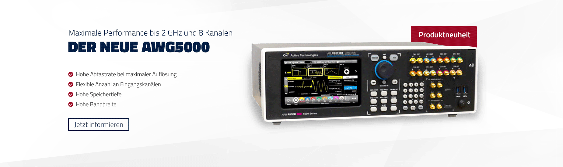 Oszilloskope, Audioanalyzer, Elektronische Messtechnik